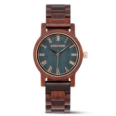 New Design Fashion Ladies Watches Natural Sandalwood Walnut Wood Watch for women
