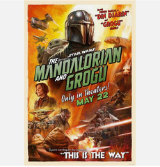 HOT Star Wars The Mandalorian and Grogu 2026 movie poster