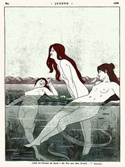 Decoration Poster.Wall Home room decor design.Art Nouveau.Lesbian decor.9593