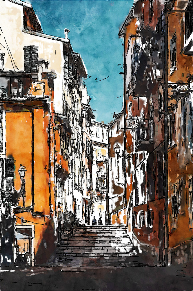ABSTRACT CITY ART WALL POSTER/PRINT 8 OPTIONS FREE SHIPPING 46