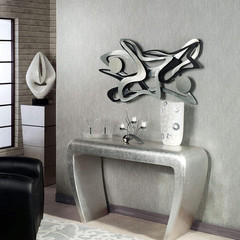 Rave Large Metal Wall Art – Metallic Artwork – Abstract Decor – Modern Contempor