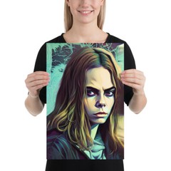 Cara Delevingne Movie Poster Wall Art 12″x18″ Inches Fan Artwork Modelling Print