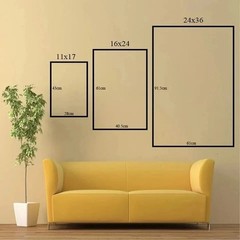CafePress Unit Circle (with Radians) Posters – Poster on Heavy Semi-Gloss Paper