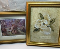 Set of 2 Gold Framed Floral Prints Magnolia Janine’s Garden Bela Bodo Wall Art