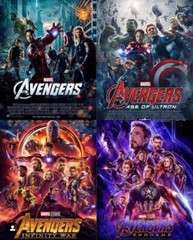 Avengers – Endgame (11″ x 17″) (18×24) (24×36) Prints ( Set of 4 ) lot