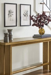 SET OF 2 Hearth Hand VERTICAL WATERCOLOR TREE ART Magnolia 12 x 18″ Frame Target