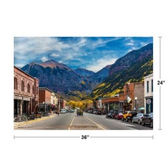 Main Street Telluride Colorado Photo Art Print Poster 24×36 inch