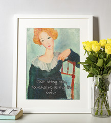 Art PRINTS, Wall Art, 11×14, Vintage Style Print, Sarcastic Art