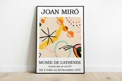 Joan Miro 1973 Exhibition Museum Retro Vintage Wall Art Poster Print