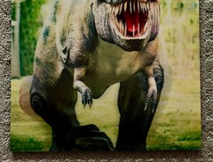 Lg T-REX 3D Lenticular Poster 14-1/4″x20-1/8″x1/4″ Very Cool!