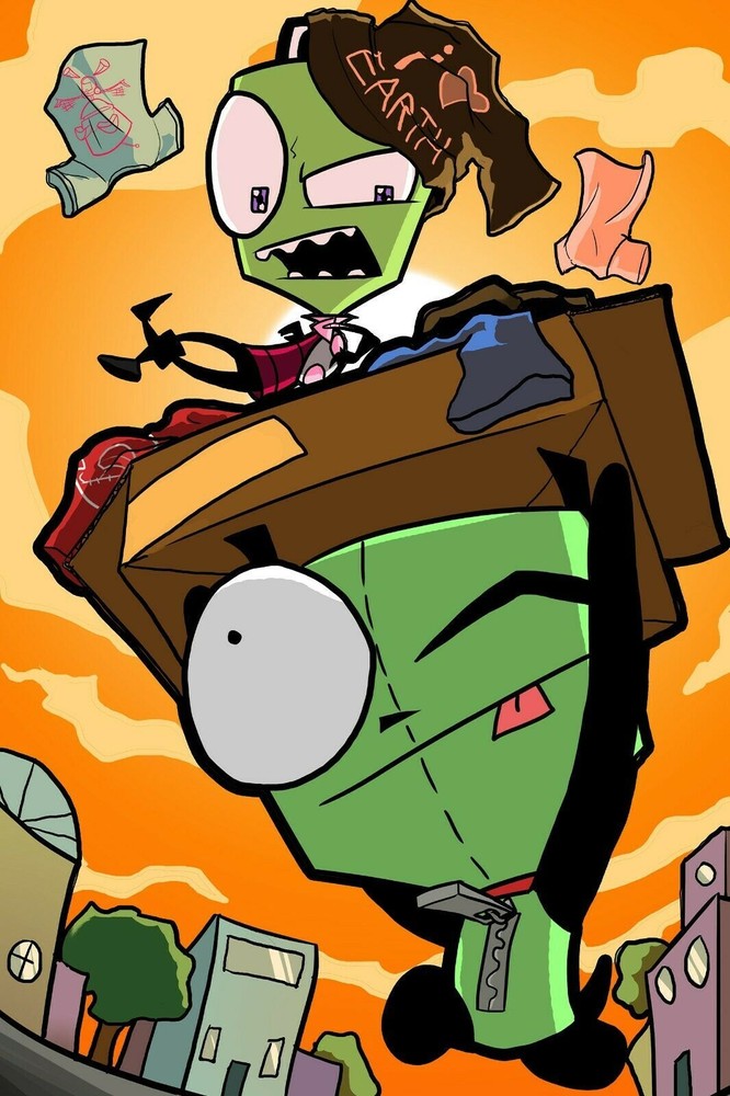 Invader Zim Gir and Zim Poster (20×30) inches