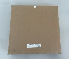 VTG Abstract Art Golden Teal Brown Simple Canvas Wall Portrait 12″x12″x2″