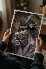 Pokemon Mewtwo Art Print Giclee Fine Art Wall Art Canvas Poster 30×45