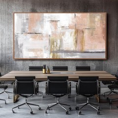 Gold Abstract Canvas Kureful Large 30x60in Ready Hang