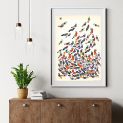 Cepelia 1967 Poster by Waldemar Świerzy, Polish Folk Art Vintage Wall Art