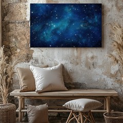 Wall Art Vast, Deep-space Scene Filled With Countless Twinkling Stars Scattered
