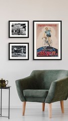 1952 Giro d’Italia, Laundry Day, Vintage Cycling Print, 8 x 10 inch Lithograph