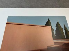 GRETCHEN DOW SIMPSON Florence, Italy SIGNED 20.25″ x 22.75″ Serigraph 1992 Conte