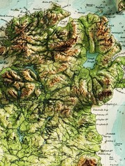 1922 United Kingdom Map Wall Art – Vintage Historical 2D Poster Print Decor