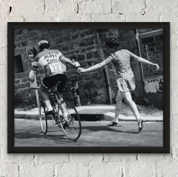 1971 Tour de France, Roger De Vlaeminck, Vintage Cycling Print, 8 x 10 inches