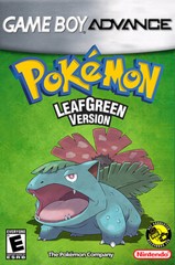 Pokemon LeafGreen Version BOX ART Nintendo GBA POSTER MADE IN USA – GBA068