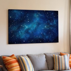 Wall Art Vast, Deep-space Scene Filled With Countless Twinkling Stars Scattered