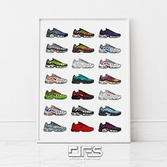 Air Max Plus TN SNEAKERS Poster Display Tn wallpaper no frame gift shoe