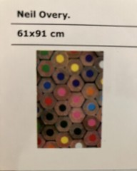 IKEA Bild 36” or Split! Poster Cross Section Color Pencil Neil Overy Photo Print