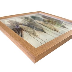 Rustic Leaves Wall Art 11×11” Framed Nature Botanical Modern Home Decor New