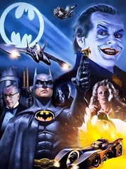 Huge 1989 Batman Movie Poster Collector’s Poster Michael Keaton DC Comics Art