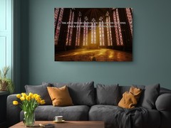 Bible Verse Canvas Matthew 7 7 Christian Scripture Wall Art Faith Poster