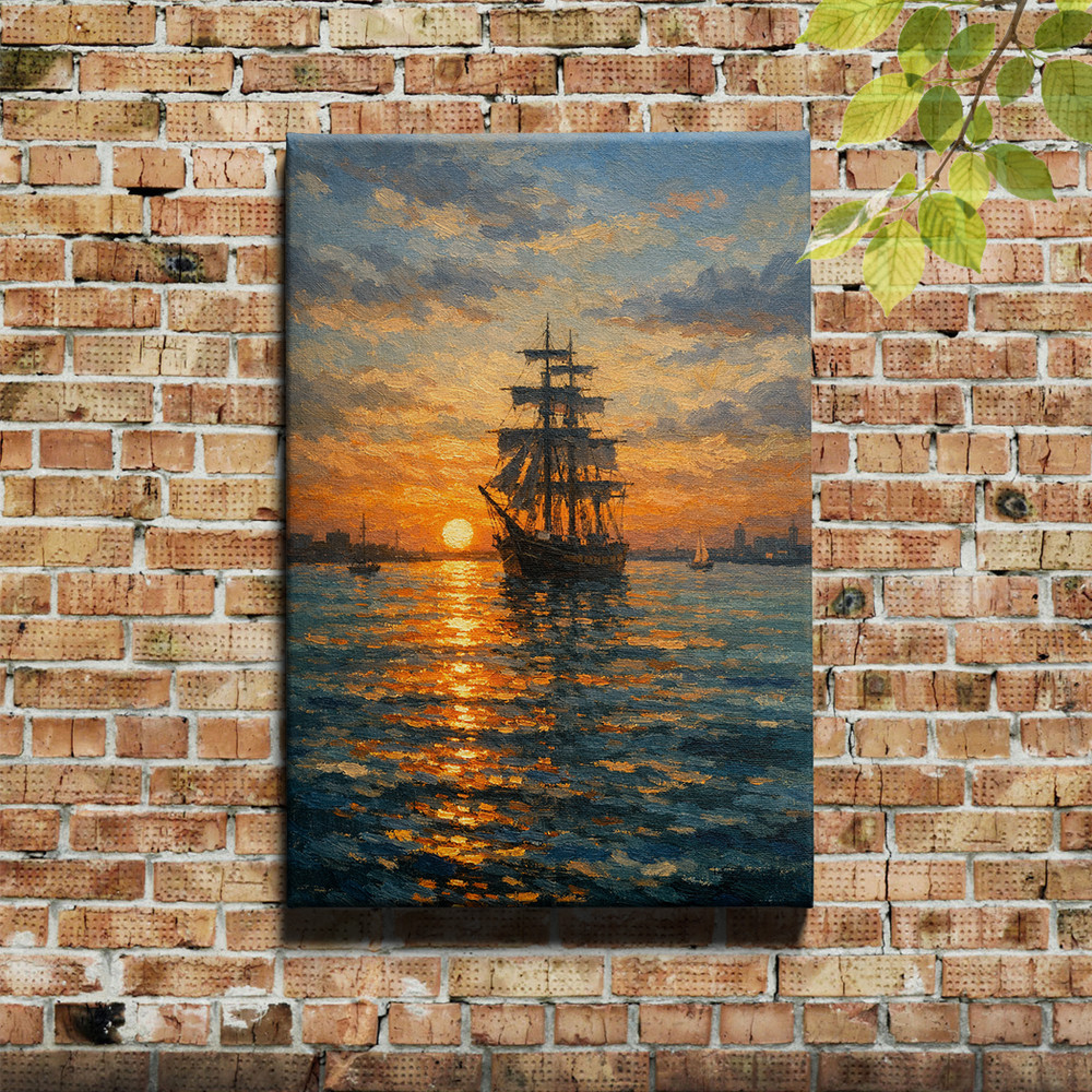 High Definition Oil Painting Framed Canvas Wall Art
