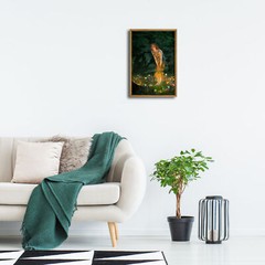 Framed Wall Art Fairy Tale Midsummer Eve with A Girl and Elves by Edward Robert