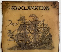Pirate Ship Poster Wanted Posters Treasure Map Bounty Replica Art Print Canvas