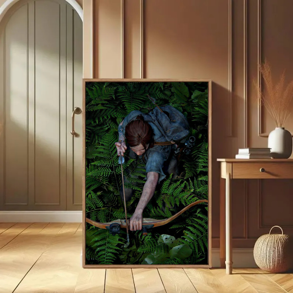 The Last of Us 2 Poster Ellie Hunting Bow Art Print Video Game