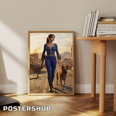 Fallout 4 Lucy MacLean Poster Gaming Fan Gift