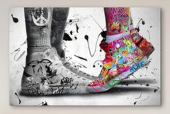 Poster Canvas Sneakerhead Street Graffiti Love Unframed Picture Sneakers Design