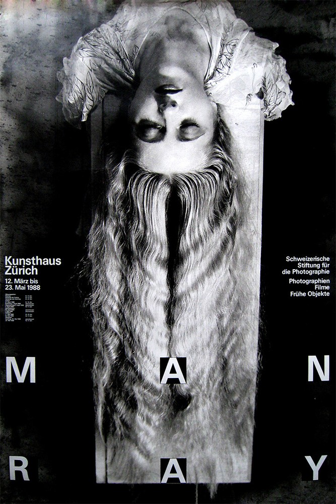 Man Ray Swiss Photo Expo Zurich 1988 Vintage Wall Art Home Decor – POSTER 20×30