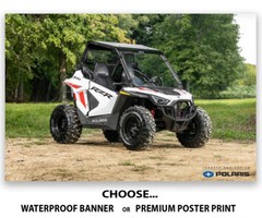2023 Polaris RZR 200 EFI Poster Picture Wall Art Banner Side by side art print