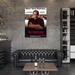 65408 The Sopranos Movie James Gandolfini Edie Falco Wall Decor Print Poster