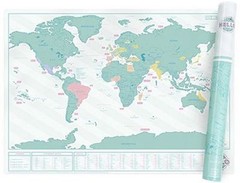 Scratch Map Home Edition Poster Luckies Personal Travel Log Gift By Luckies