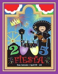 SAN ANTONIO FIESTA 2005 POSTER 24 X 36 Inches Looks beautiful
