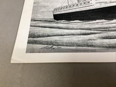 Queen Elizabeth Ship Art Print – 16×12”