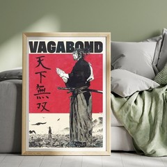 Vagabond Poster – Miyamoto Musashi Manga Anime Wall Art Japan Decor