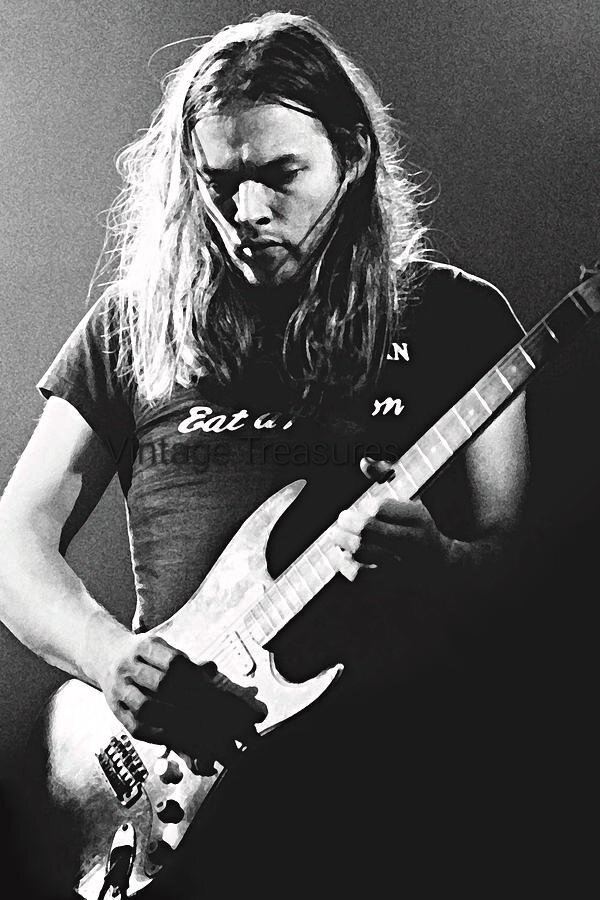 David Gilmour Pink Floyd Guitarist Photo Print Poster