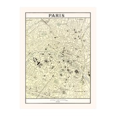 Old Map of Paris 1901 – Vintage France Art Wall Decor Print