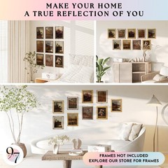 97 Decor Vintage Wall Art Decor – Vintage Fall Prints, Rustic Farmhouse Wall …