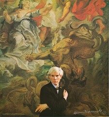 HANS NAMUTH Portrait of Andy Warhol 22″ x 20″ Offset Lithograph 1982
