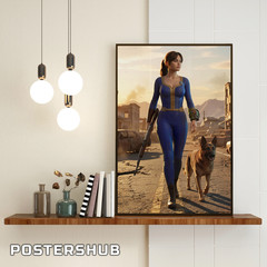 Fallout 4 Lucy MacLean Poster Gaming Fan Gift