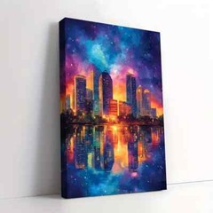 Framed Canvas Colourful Orlando Florida USA Wall Art – Perfect for Living Room